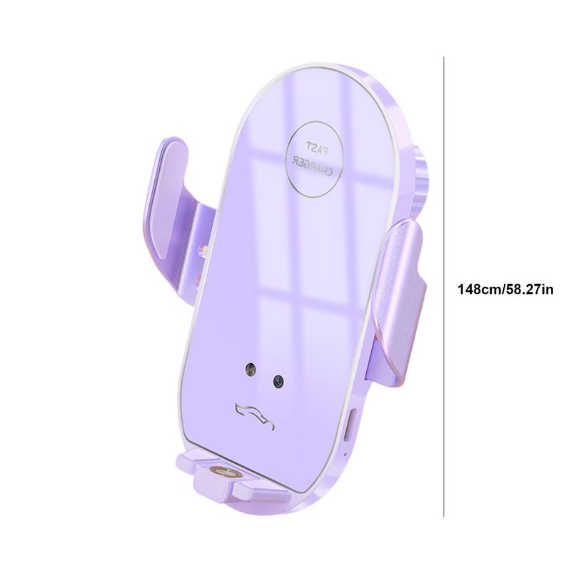 Kabelloses Autoladegerät 66W Auto Schnell-Ladegerät Handyhalter Magnetische Absorption Telefonhaltewerkzeug für Windschutzscheibe