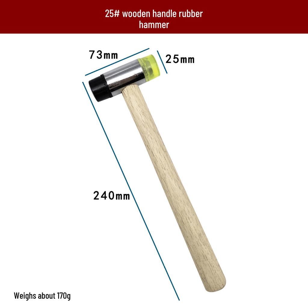 Solid Rubber Mallet for Tile Installation