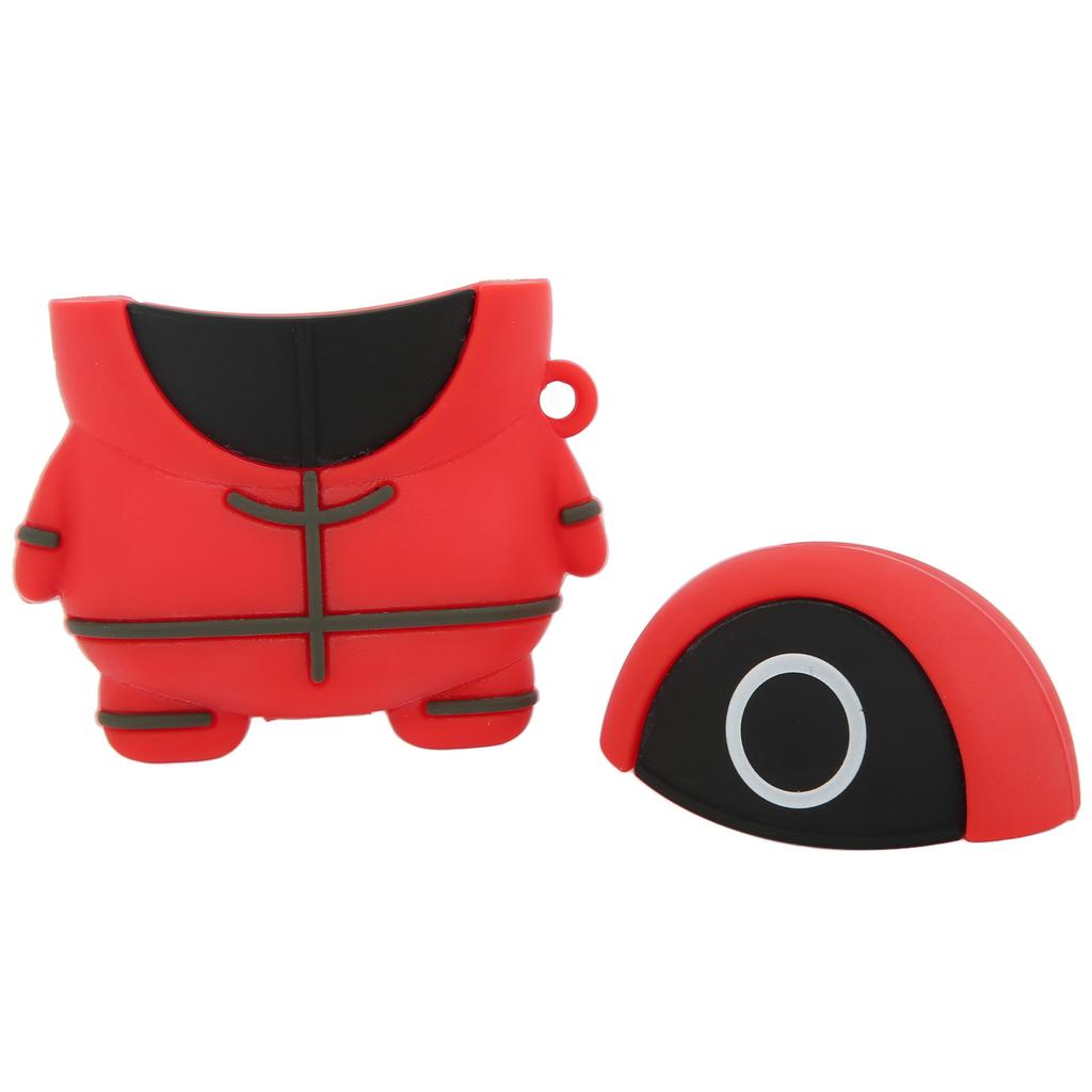 Headphone Case Cover Silicone Protective Storage Box with Keychain for IOS Wireless Earbuds