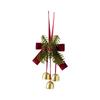 Velvet Bow Pine Cone Christmas Tree Ornament Decoration