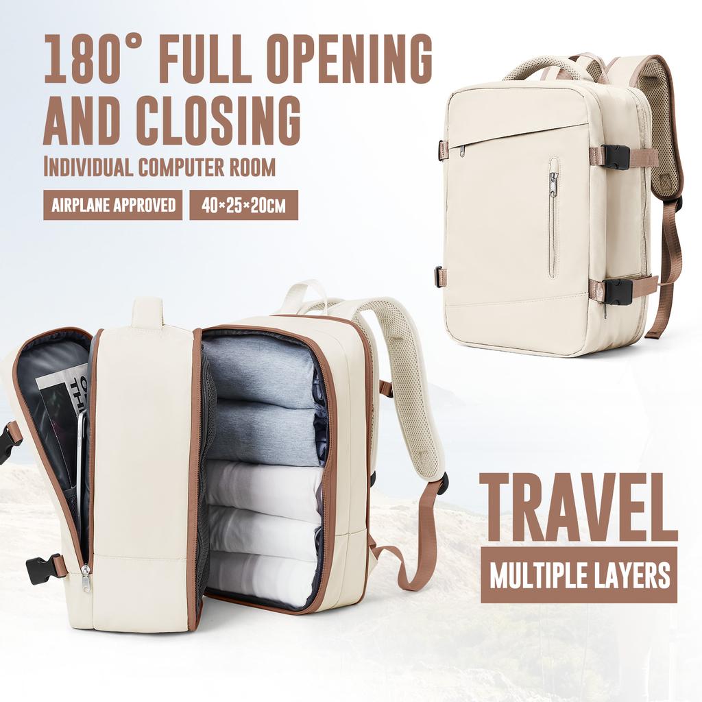 Hand Luggage Travel Bag Backpack Travel Cabin Airplane 40x20x25 Women's Men's Laptop Bag Business Work Backpack Ryanair Backpack
