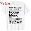 House Music Edm Rave Dj Unisexs Tshirt Graphic Streetwear Short Sleeve Dj Electronic Dance Music Birthday Gifts Unisex Tshirt