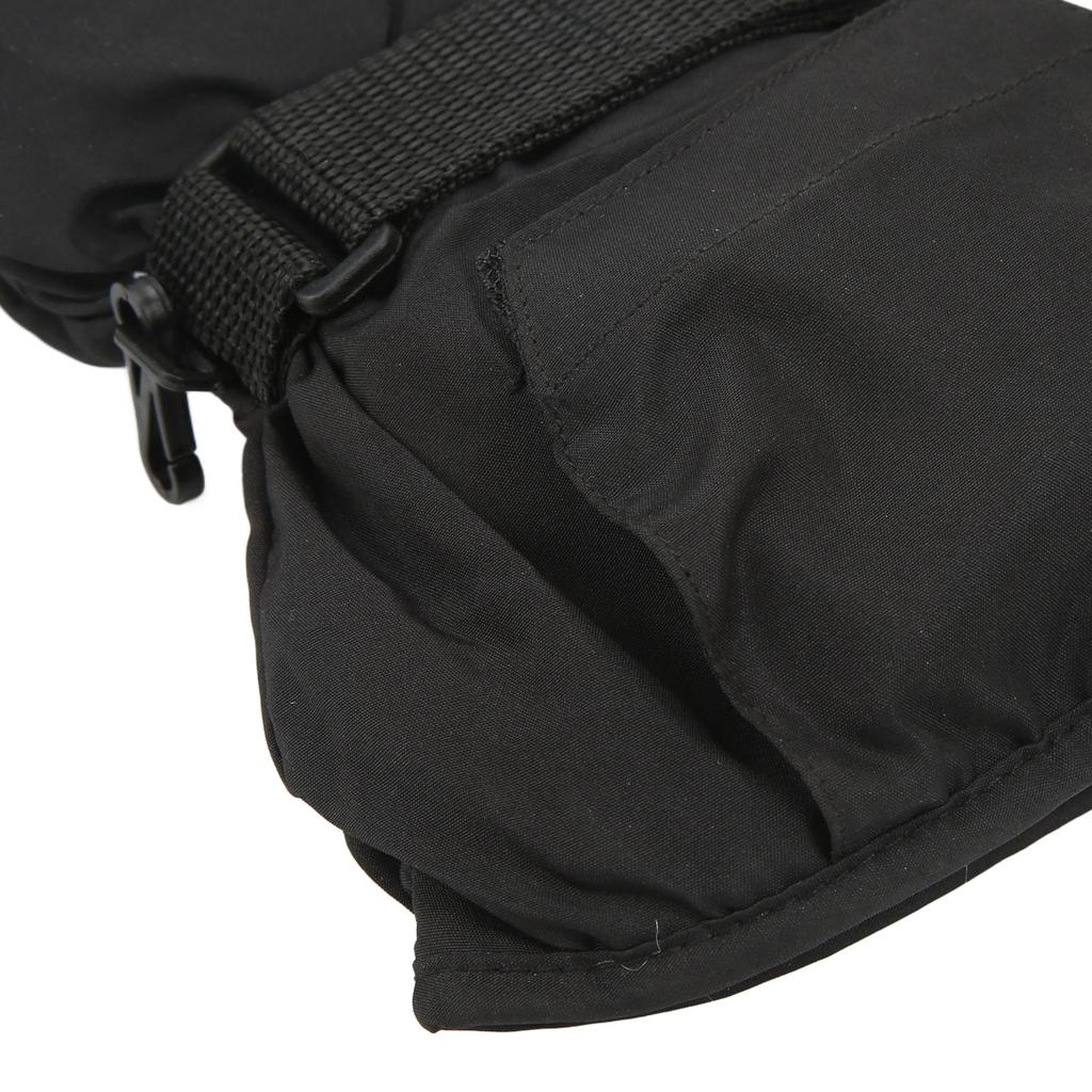 Electric Heated Gloves Polyester Waterproof Battery Powered Winter Heated Gloves for Skiing