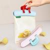 Snackbeutel-Klammern Multifunktionale Verschlussklammern für Snackbeutel Gewürz Tee Mehlbeutel Starker luftdichter Verschluss Einfache Einhandbedienung Kunststoff Küche