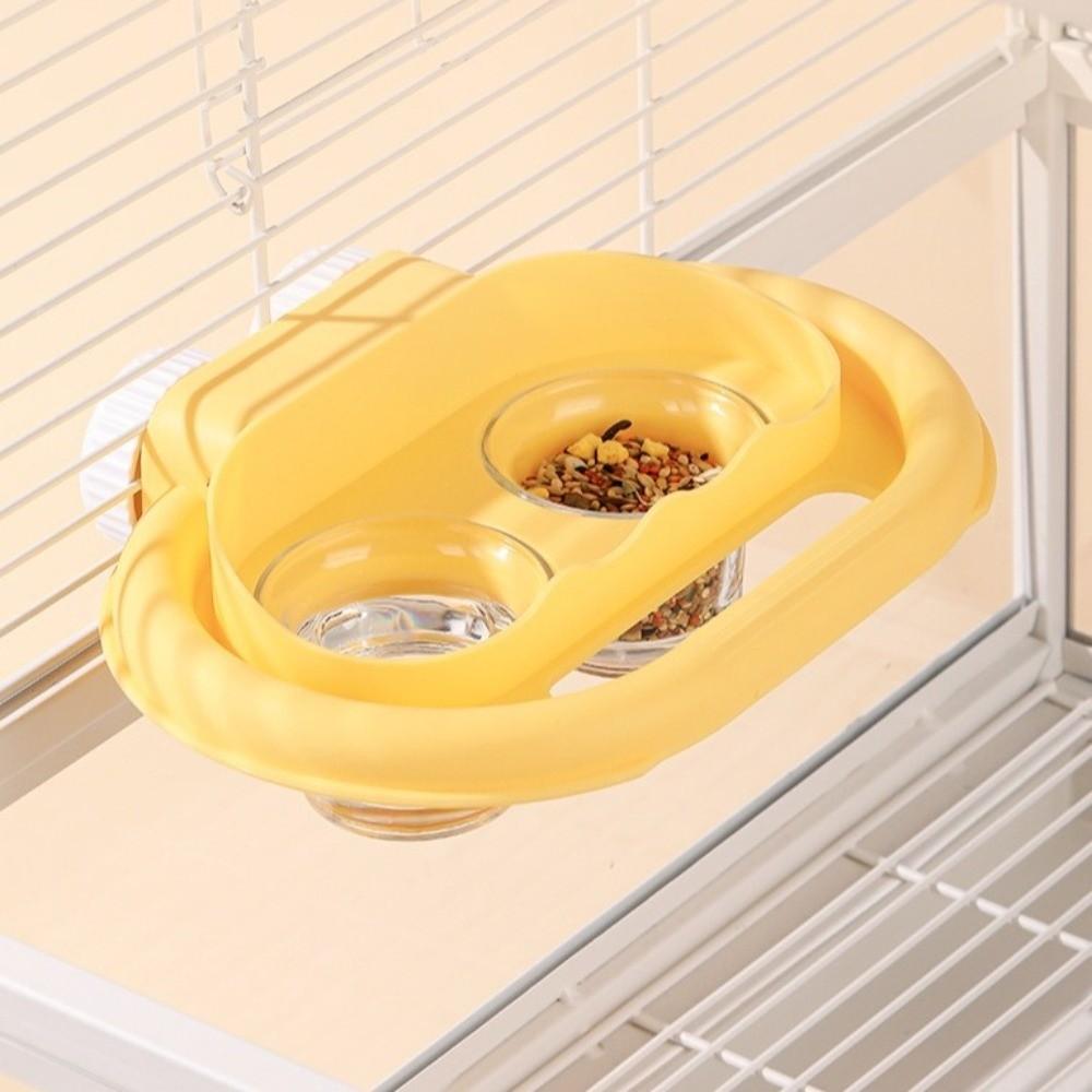 Splash-Proof Bird Water Food Bowl Removable Bird Cage Bowl Practical Parrot Feeder  Cockatiels