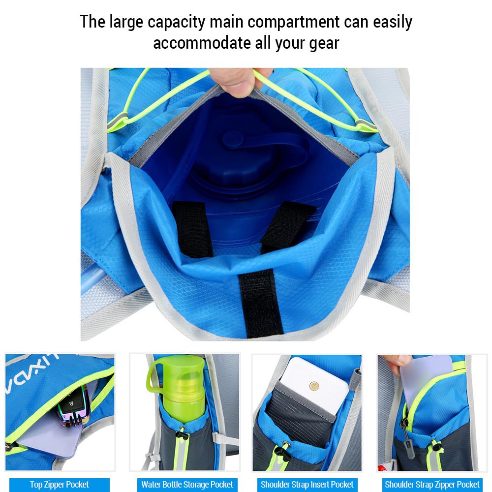 Hydration Backpack for Running Cycle Water Backpack with Reflective Strips for Outdoor Like Camping Hiking Men and