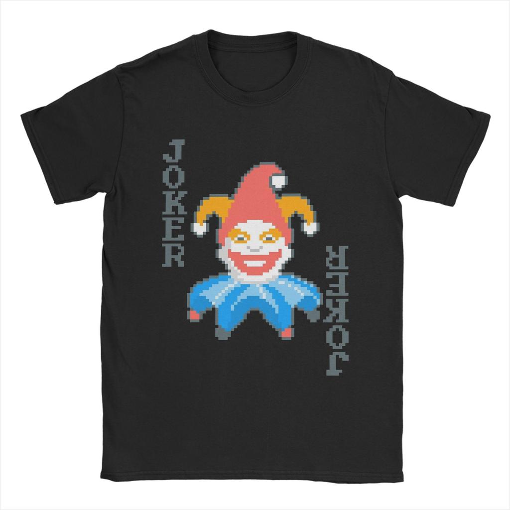 Balatro Game Card Joker Jimbo T-Shirts Men Clown Leisure Cotton Tees Round Neck Short Sleeve T Shirts Plus Size Clothing