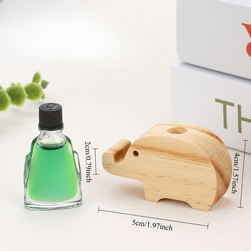 Mosquito Repellent Artifact Essential Oil Repellent Expanded Fragrance Wood Purifies Air Bedroom Home Decor Ornament 2-in-1