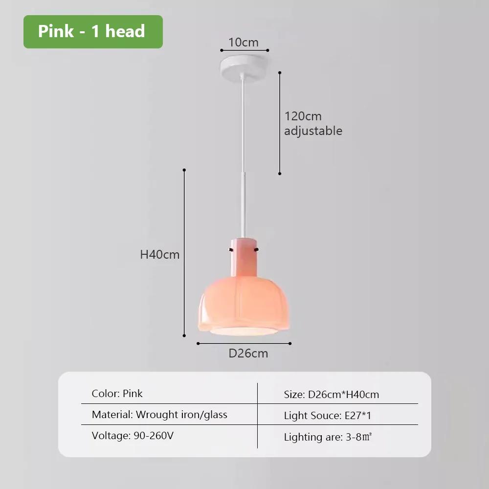 LED Medieval Pendant Light Glass Hanging Lamps For Ceiling Bedroom Dining Living Room Home-Appliance Indoor Decor Luminaire