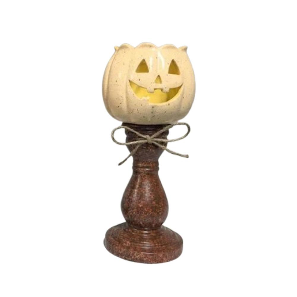Halloween-Kürbislampe im Vintage-Stil Antike Ausführung Teelichthalter Lampe Herbst-Heimdekoration