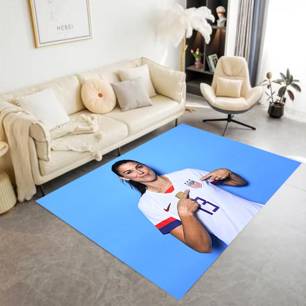 Dynamic Soccer Legend Action Carpet Suitable for Game Room Balcony Outdoor Decorate Room Anti-slip Rug Decorate Offices