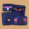 FUGGLER Alley Cats 9-Inch Plush Toy by ZURU - Funny Ugly Monster Stuffed Animal with Human-Like Teeth