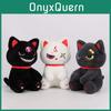 Cute Black Cat Plush Toy For Halloween Dark Pirate Theme Soft Stuffed Animal Gift