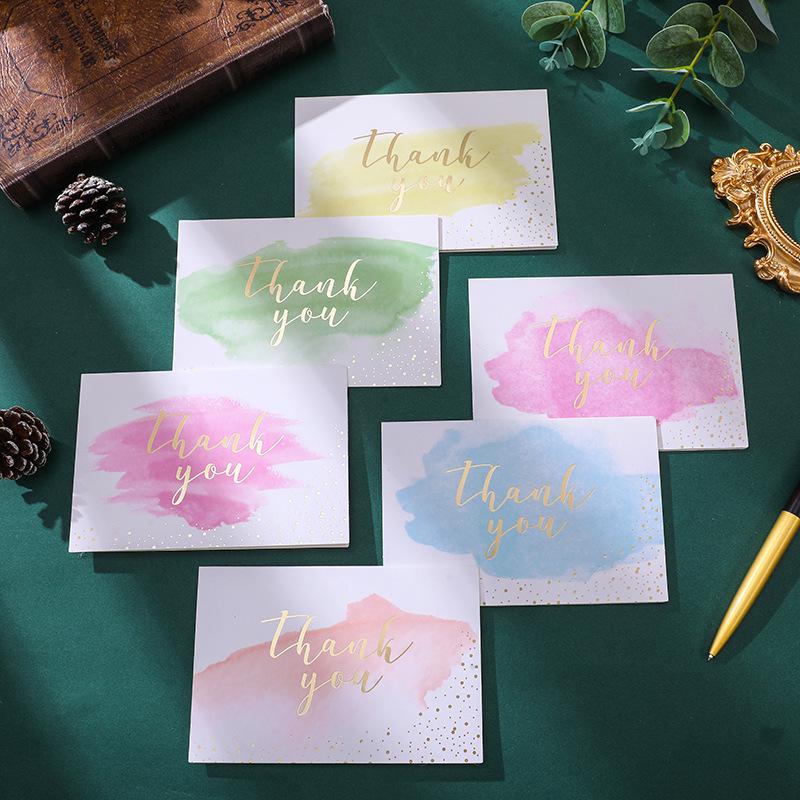 "Gold Stamped Greeting Card for Thanksgiving, Christmas, Holiday, or Birthday with Envelope"