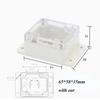 Waterproof Enclosure Cover Transparent Electrical Project Boxes