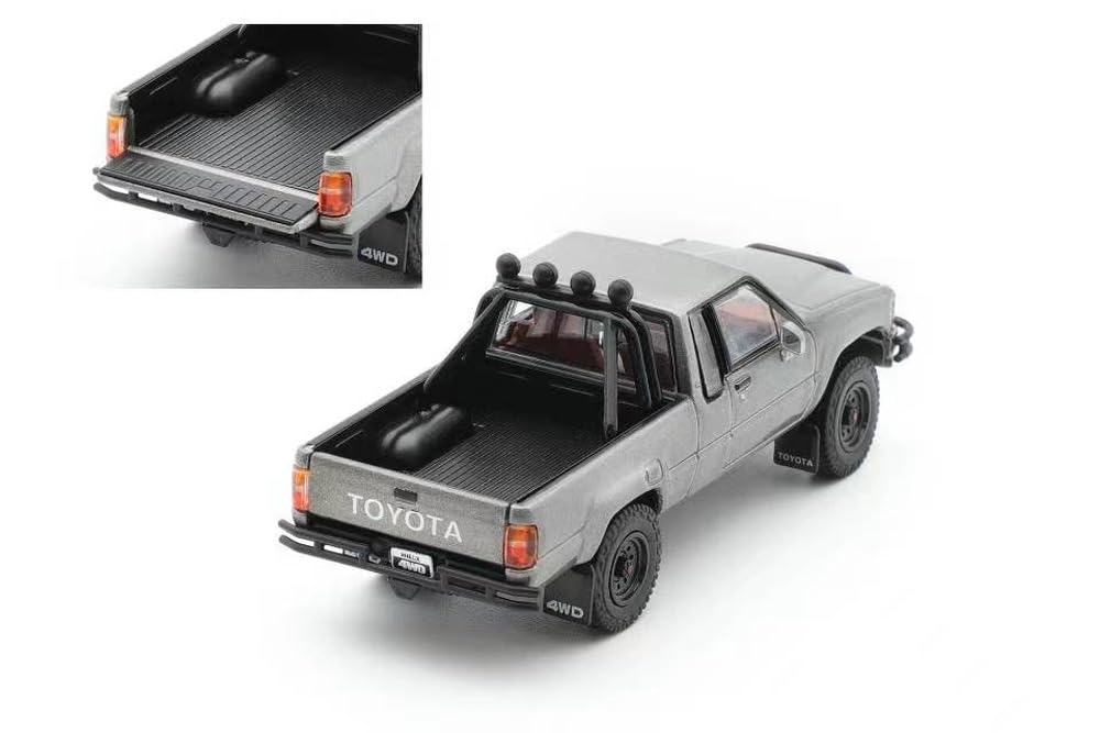 Gaincorp Products Toyota Hilux SR5 XTRA Cab 1985 Серый Готовый продукт 1/64 - (LHD) -