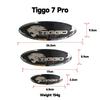 YEHUA Chery Tiggo 2 Tiggo 4  Chery Tiggo Logo Chery Tiggo 7 8 Pro Black Badge Tiger Head Logo Grill Hood Sticker 2013-2025 NN2