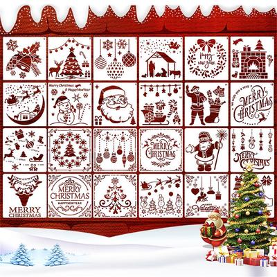 Festive Painting Template Set: Handmade DIY Drawing Board for Christmas, Halloween, Thanksgiving