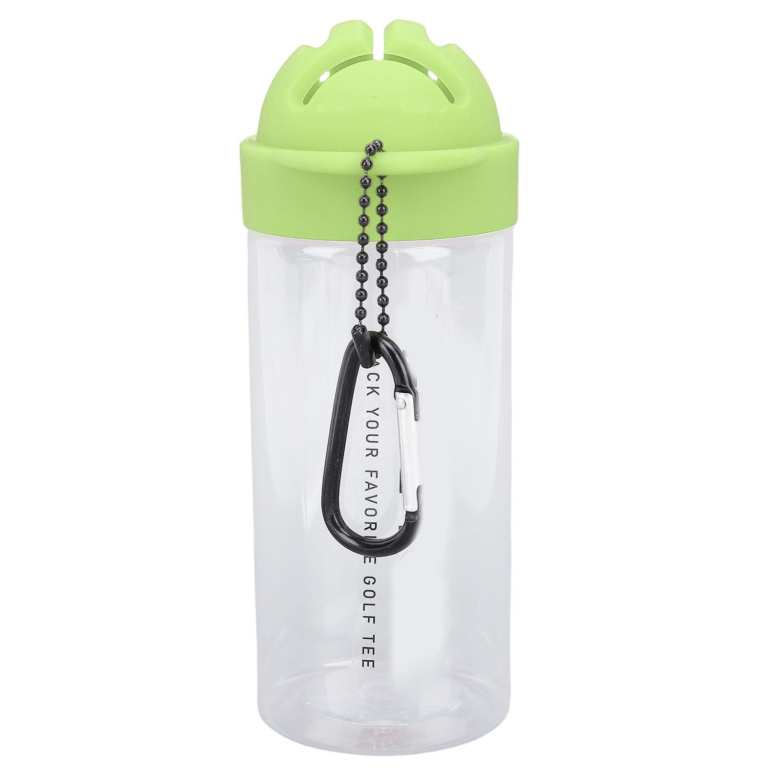 

Club Ball Tees with Storage Bottle Marking Pen Plastic Portable Petal Type Club Ball Tee Accessory Black зелёный