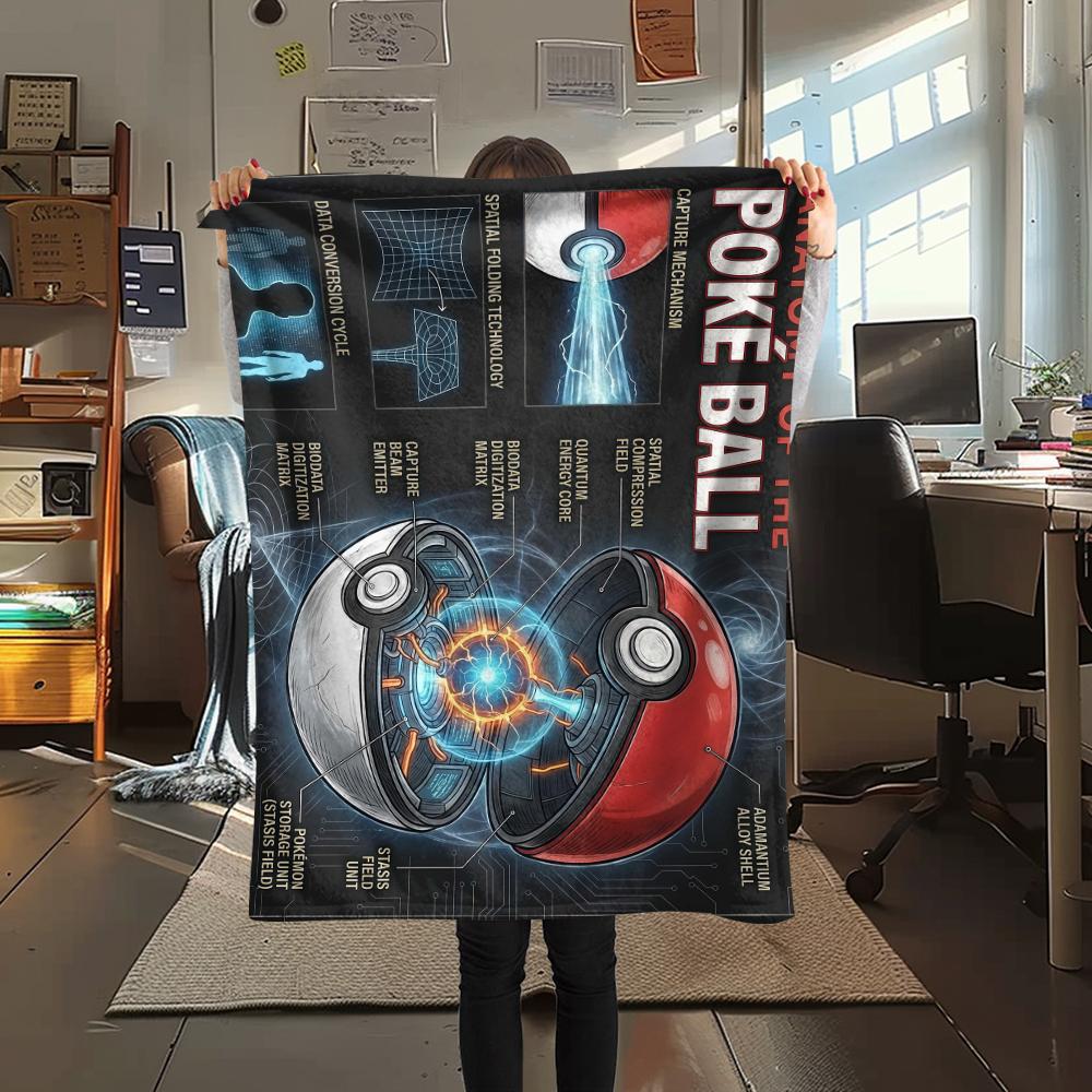 

Movie Character Diagram Print Flannel Blanket,High quality Comfortable for All Seasons,Home Decor,Warmth and Comfort,Perfect for Christmas Gifts 80cm x 120cm