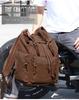 AUGUR Vintage Canvas Backpack for Men – Dual-Shoulder Laptop & School Bag