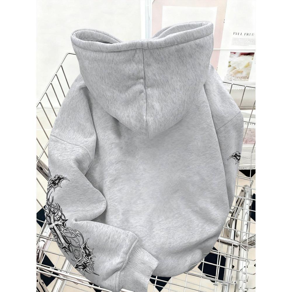 Autumn and Winter Men's European Retro Style Fashion Designer Street Wear Hooded Sweatshirt, Suitable for Daily Street Wear Casual Wear