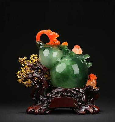 Pixiu Gourd Ornaments To Attract Money Shaking Tree Crafts Office Table Living Room Wine Cabinet Decoration
