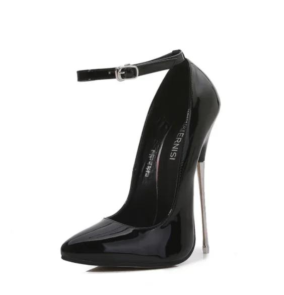 Extrem hohe Absätze, 16 cm, Damen-Pumps mit Metallabsatz, mehrfarbig, hohe Absätze, Schuhe für Damen, Pole Dance, sexy Absätze, Modelshow, große Größe