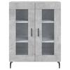 Highboard Concrete Gray 69.5 x 34 x 180 cm Particleboard