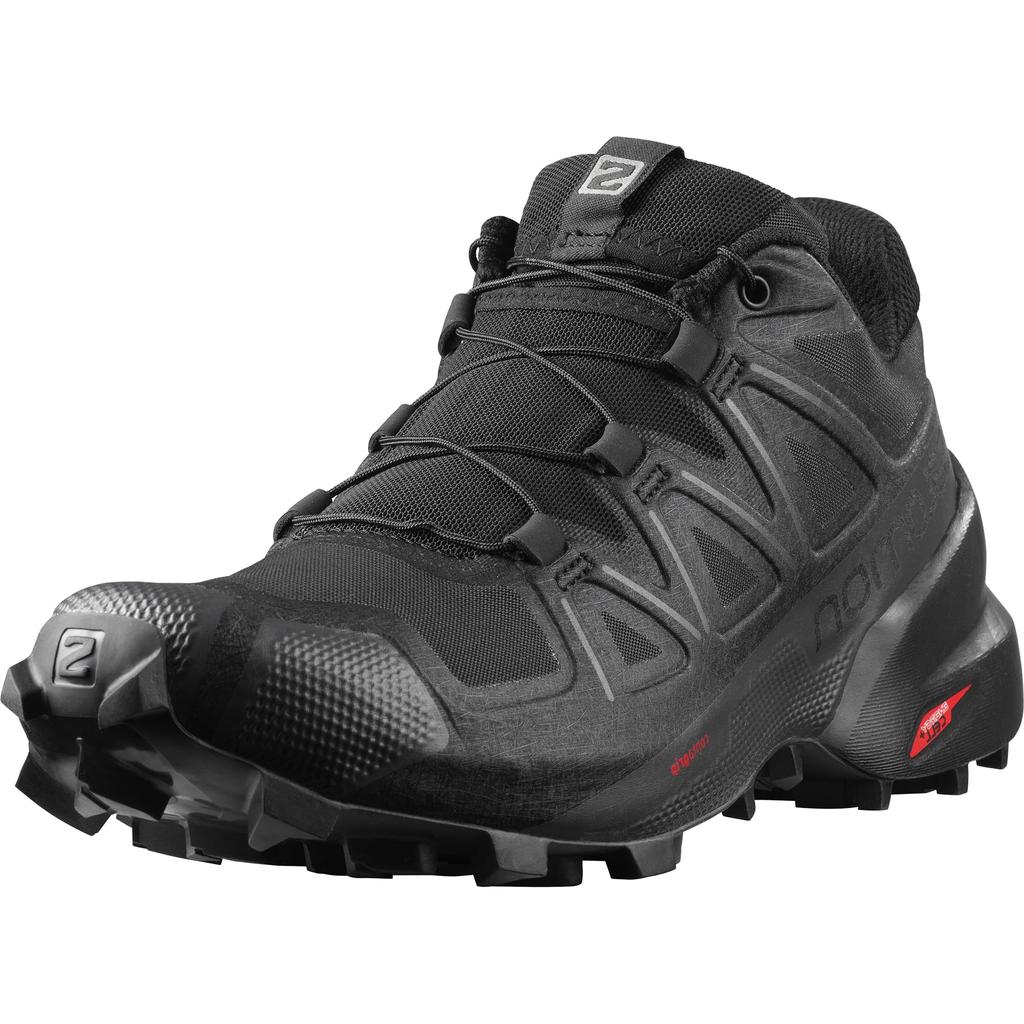SALOMON SPEEDCROSS 5 Trailrunning Größe Damenschuhe, Schwarz/Schwarz/Phantom, 22.5cm