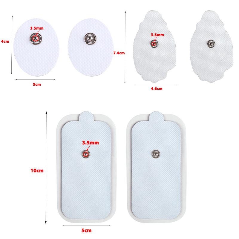 Buckle Electrode Physiotherapy Massage Pads - Non-woven Gel Health Care Accessories