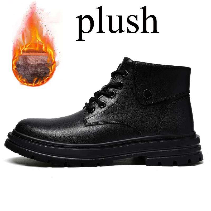 Große Größen 49 50 Britischer Stil Gelbe Stiefel Für Männer Winter Ohne Plüsch/Mit Plüsch Optionen