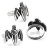 Creative Bat Wing Sword Titanium Steel Ring Dark Gothic Retro Personalized Three-dimensional Ring Jewelry