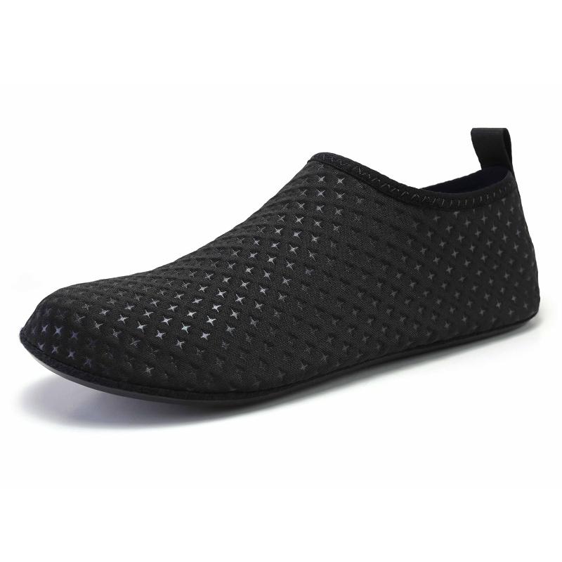 Black Men Women Aqua Shoes Sneakers Quick Dry Summer Barefoot Shoes Aqua Socks Unisex Gym Yoga Exercise Beach Swimming Footwear