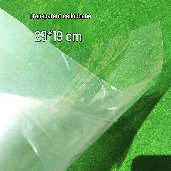 PVC Transparent Blue Wave Architectural Model Sticker
