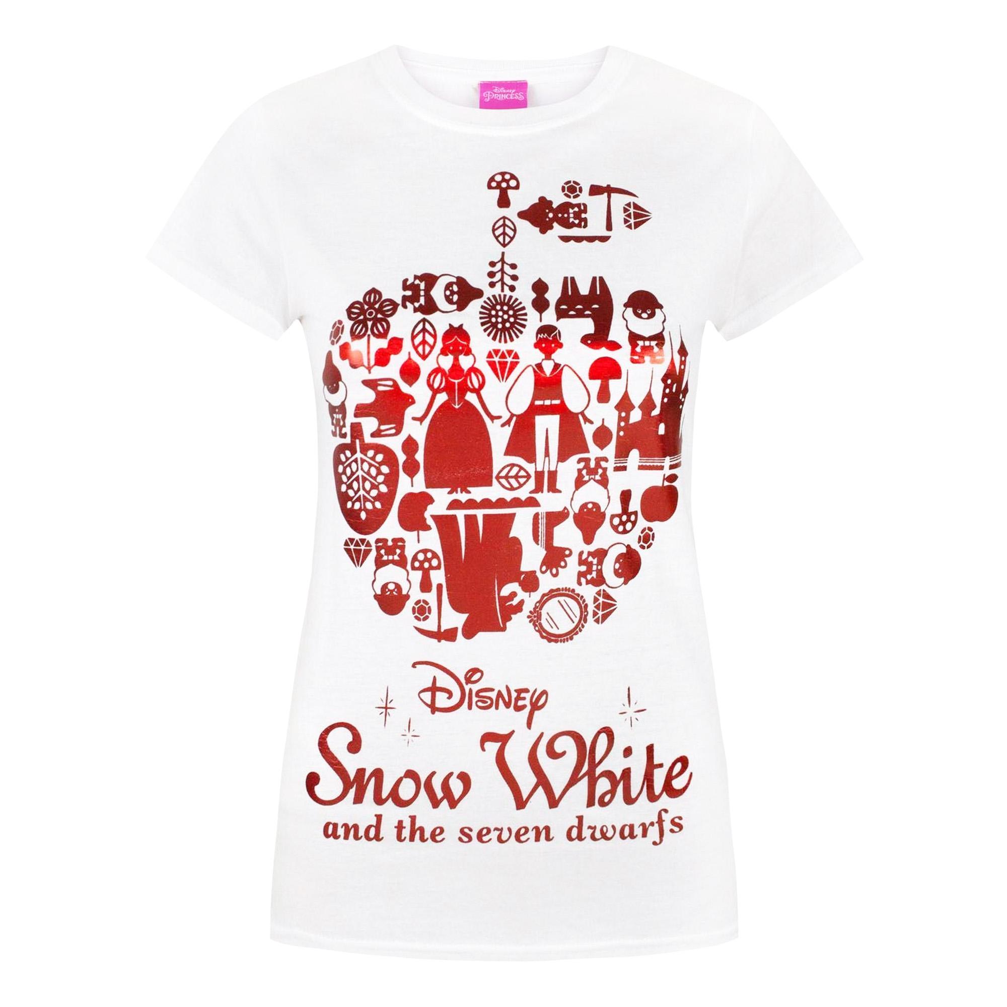 Disney Womens/Ladies Snow Foil T-Shirt M