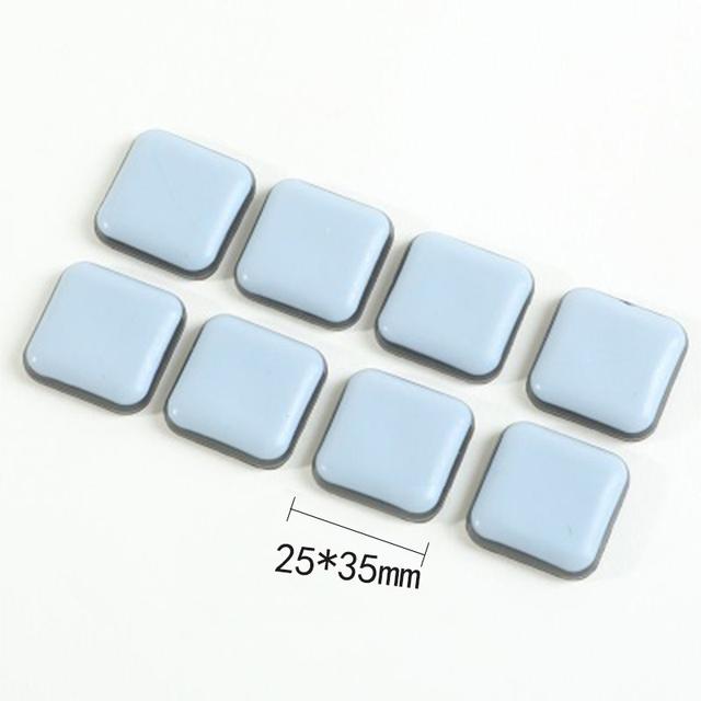 8pcs/Set Furniture Slider Pad Table Bases Protector Chair Leg Feet Coaster Carpet Ground Magic Moving Anti-Abrasion Floor Mat