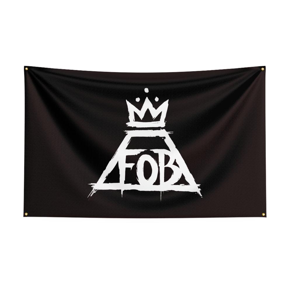 Ffall Out Boy Flag Rock Music Band Banner   Hd Printing Tapestry Exhibition Music Band Fans Garage Decor