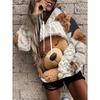 Modieuze dames losse casual straatstijl hoodie