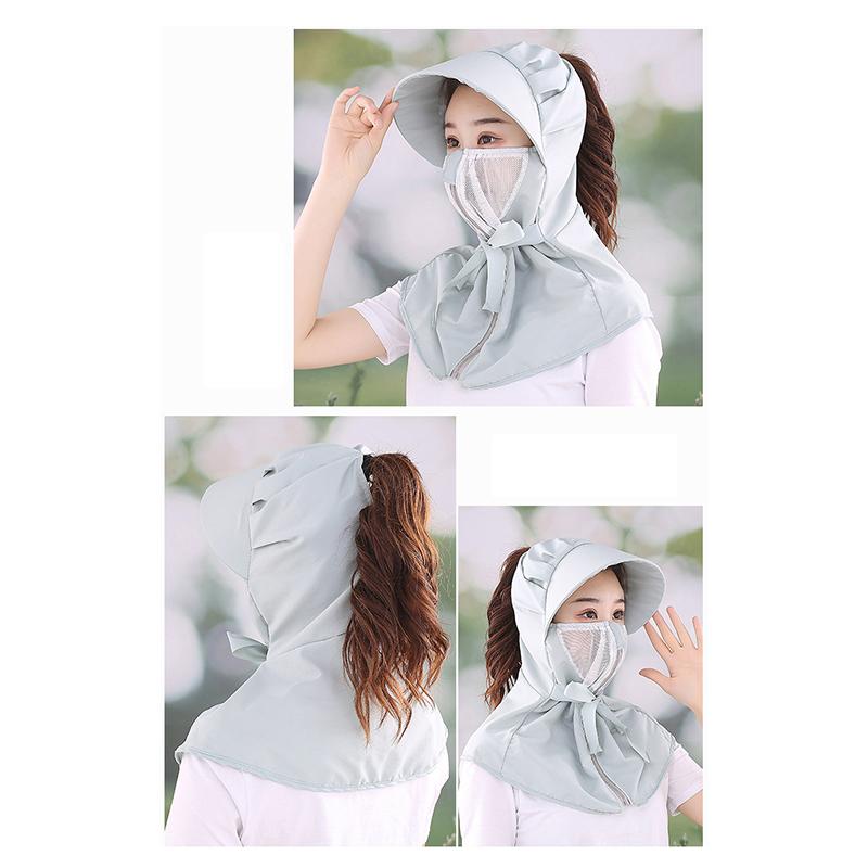 Breathable Women Uv Protection Riding Supplies Rechargeable Wide Brim Neck Cooling Cap Sun Shading Cap Fishing Fan Hat Sun Hat