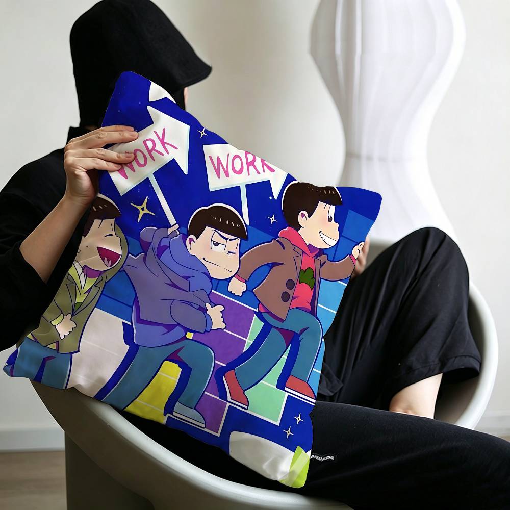 Anime O-Osomatsu-san Pillow Anime Pillow Sofa Bed Head Pillow Cover Cushion Cover 45x45 cm Fashion