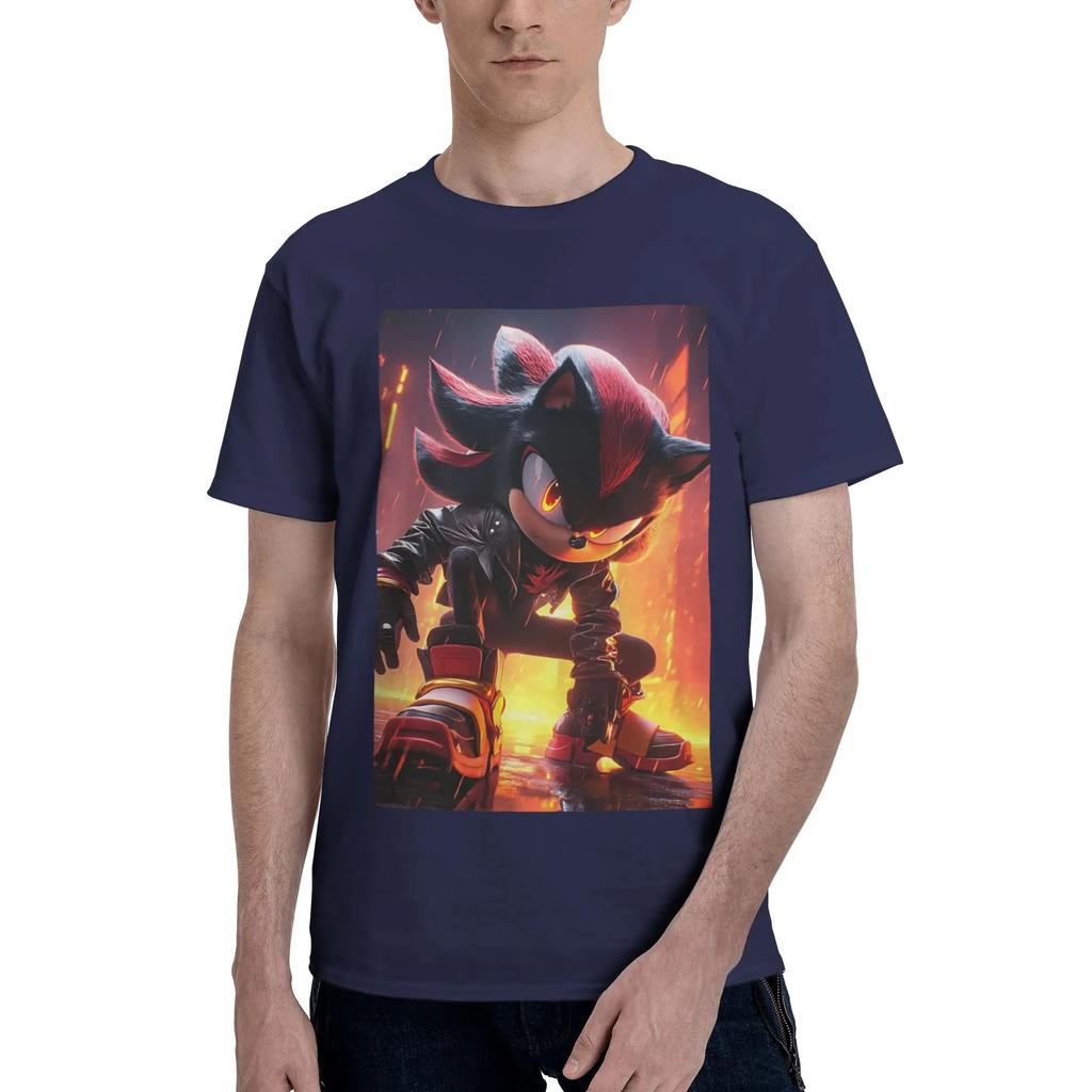 Shadow The Hedgehog 100 Cotton TShirt Mens Fashion T Shirts Men Crew Neck Short Sleeve S6XL