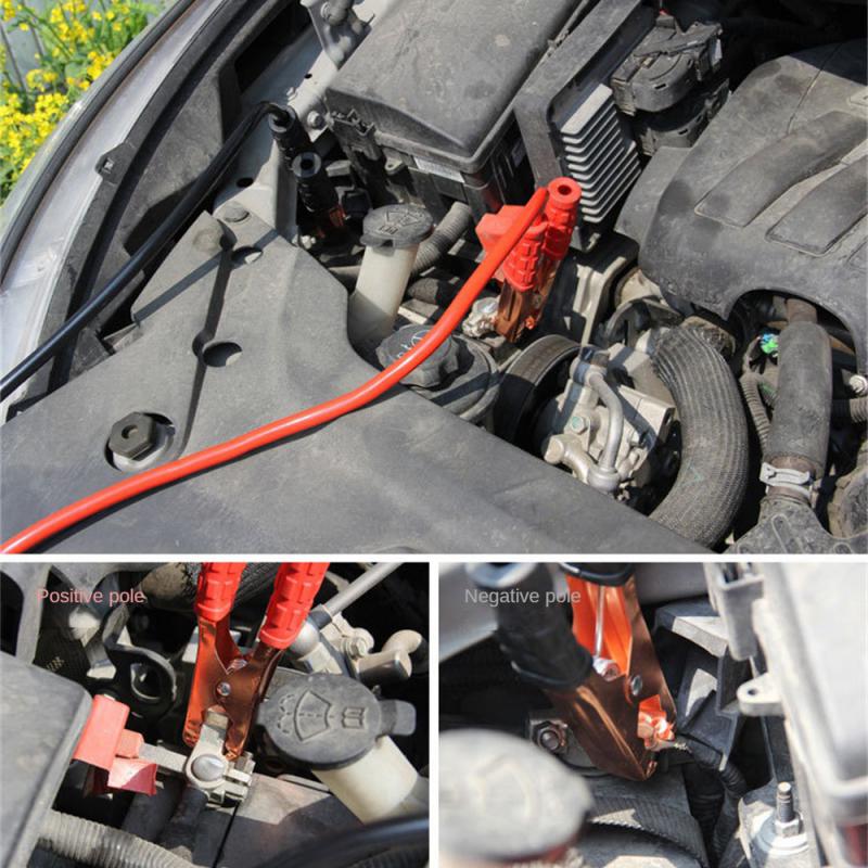 Cablu amplificator de încărcare a mașinii 500A Clemă aligator Cablu jumper baterie Accesorii de urgență pentru mașină Piese auto
