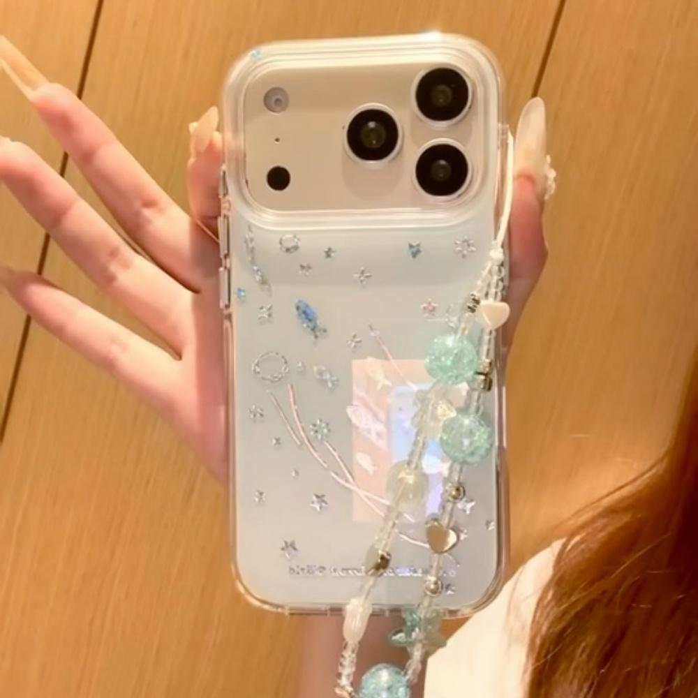 Cute Blue Cartoon Goldfish iPhone 17 Pro Max Case Ins Style Trendy Protective Cover for Women