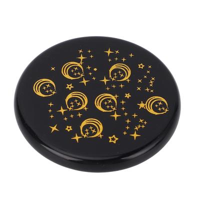Piedra de Preocupación de Jadeíta Natural Tallada para Prácticas de Yoga Hombres Mujeres Regalo de Cristal Tipo 2