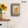 Funny Vintage Beer Tin Sign For Pub Bar Man Cave Wall Decor