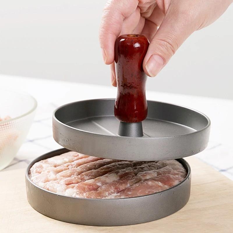 Kitchen Easy Meat Tool Hamburger Meat Press Round Shape Hamburger Meat Beef Grill Burger Press Patty Maker Mold Biscuits Tools