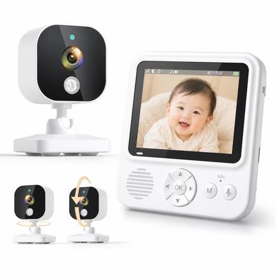 ZAIDER Baby Monitor with Pet VOX Baby Temperature 720P Night No Long Continuous Baby Indoor Elderly Baby Shower Gift Monitor, Camera, Energy-Saving