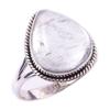 Natural Aquamarine Gemstone Handmade 925 Solid Sterling Silver Ring Size 10 z8L68