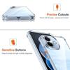 Coque pour Xiaomi Redmi Note 17 Pro 5G, Protection Silicone Antichoc Coins Renforcés Transparent